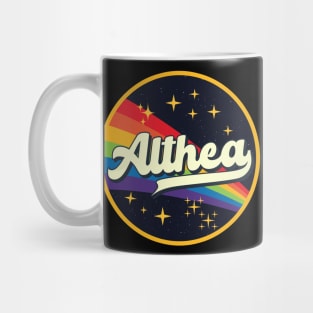 Althea // Rainbow In Space Vintage Style Mug